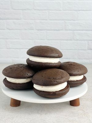 New England-style whoopie pies! at Kindness Batters Vegan Bakery in Lake Worth