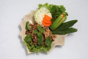 Mushrooms with lemongrass at Dok Bua Vegetarian - Lotus Vegetarian in Phuket