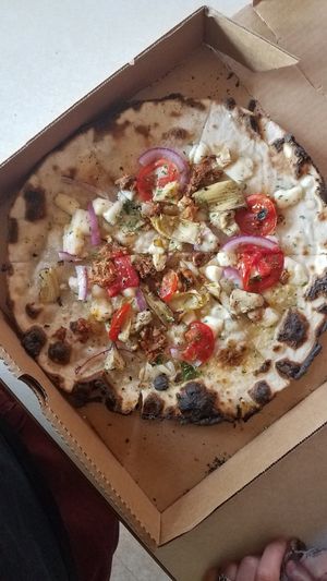 Vegan gluten free marco $30 at Fireflour Pizzeria in Bismarck