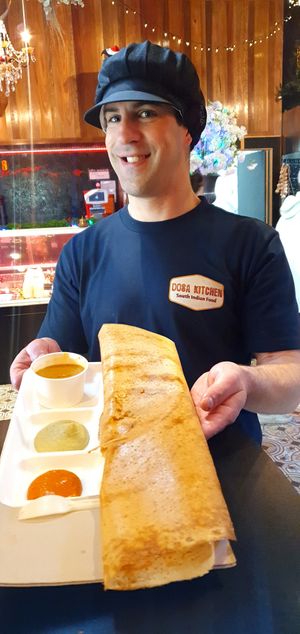 Masala Dosa at Dosa Kitchen in Christchurch