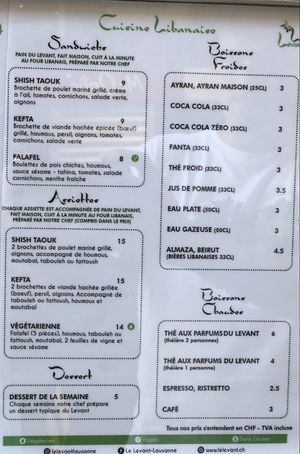 .. at Le Levant in Lausanne