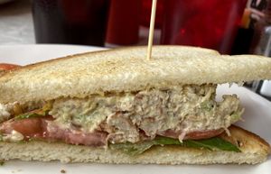 Vegan chicken salad sandwich   at 821 Cafe in Richmond