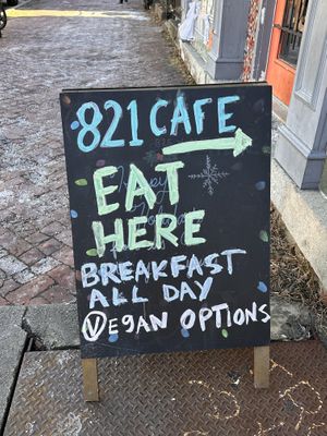   at 821 Cafe in Richmond