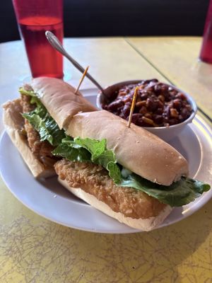 Tofu Po’ Boy  at 821 Cafe in Richmond