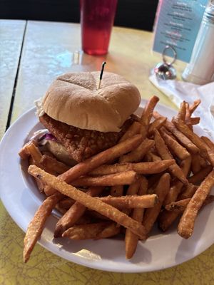 Tossed & Sauced: Fried Tofu Steak and Chipotle Agave   at 821 Cafe in Richmond
