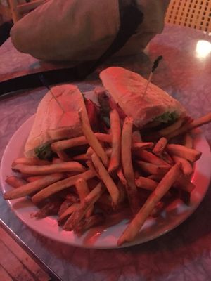 Tofu po boy - pretty tasty!! at 821 Cafe in Richmond