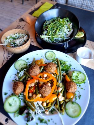 Our lunch at Eetcafe 't Folk in Heuvelland