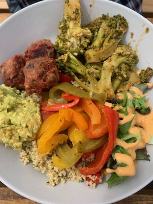 Mixed daily salad  at Kynd Coffee in Bedford