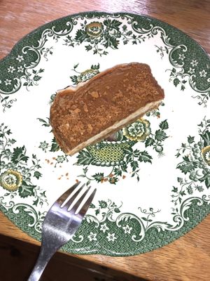 Vegan Biscoff Cheesecake! The BEST thing you’ll EVER eat!! at Kynd Coffee in Bedford