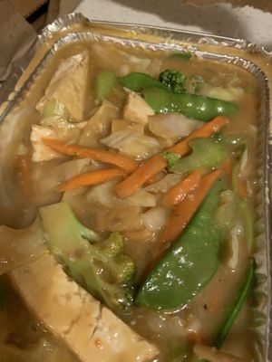 Coconut Tofu at Grasshopper Restaurant in Boston