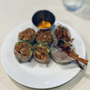 Tofu hand rolls  at Grasshopper Restaurant in Boston