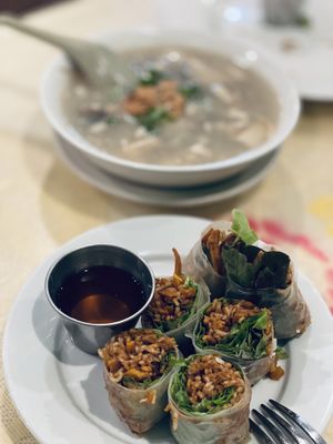 Tofu hand  at Grasshopper Restaurant in Boston