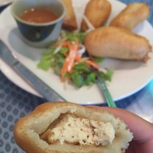 Chicken Finger appetizer (just tofu..) at Grasshopper Restaurant in Boston