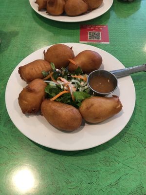 Tofu Chikn Fingers at Grasshopper Restaurant in Boston