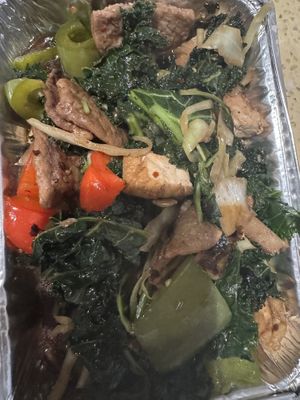 Kale and gluten supreme  at Grasshopper Restaurant in Boston