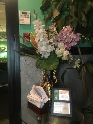 Foliage at Grasshopper Restaurant in Boston