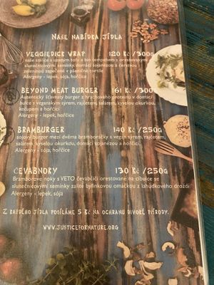 Meals available all week at VeggieDick in Mikulov