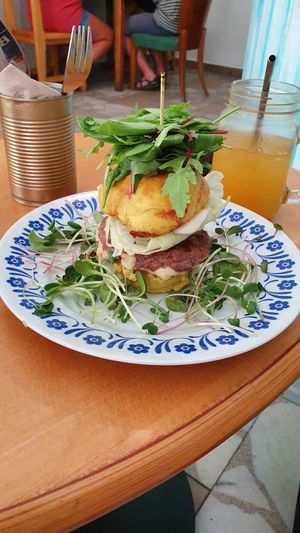 Beyondmeat burger at VeggieDick in Mikulov