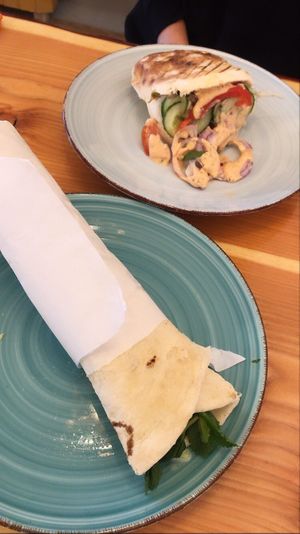 Vöner & Rolls with jackfruit  at Erbse in Luebeck