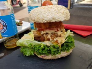 Beyond Meat Burger at Erbse in Luebeck