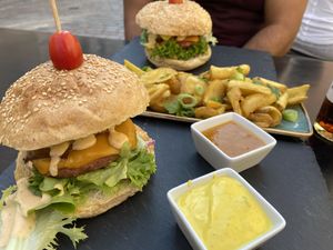 Beyond burger  at Erbse in Luebeck