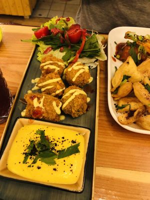 Chili cheese nuggets  at Erbse in Luebeck