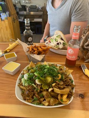 Kebab Fries and Vöner at Erbse in Luebeck
