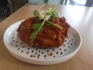 Macaroni Cheese Bite at The Hummingbird - Little Bird in Mandurah