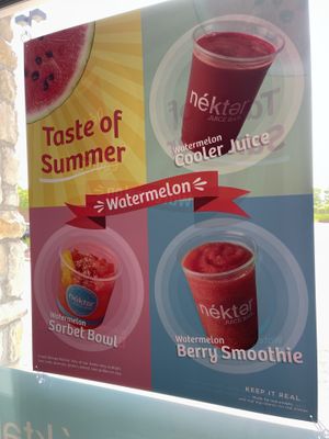 Summer specials  at Nekter Juice Bar in Woodbury