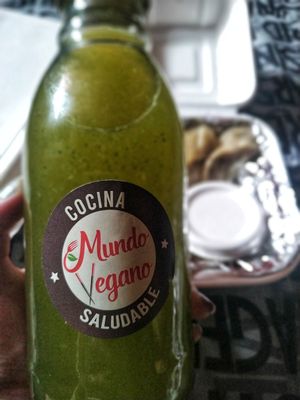 Limonada de Hierbabuena 10/10 at Mundo Vegano in Bogota
