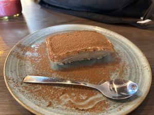 Tiramisu #Veganuary at Mundo Vegano in Bogota
