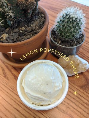 Lemond Poppyseed Thyme flavour at Good Habit Ice Cream in Auckland