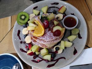 vegane Pancakes at Kala Cafe in Berlin