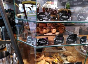 vegane gefüllte croissants at Kala Cafe in Berlin