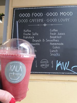 Juice mix at Kala Cafe in Berlin