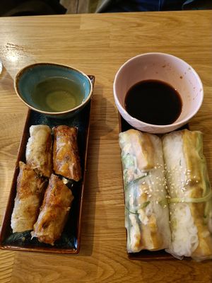 Spring and summer rolls at Ca Phe District in Olomouc