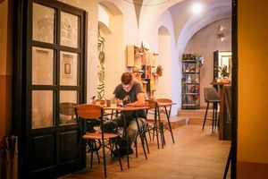 interior at Ca Phe District in Olomouc