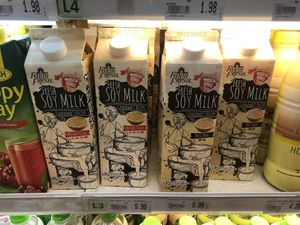 Fresh soya milk  at Jaya Grocer - Jaya 33 in Petaling Jaya