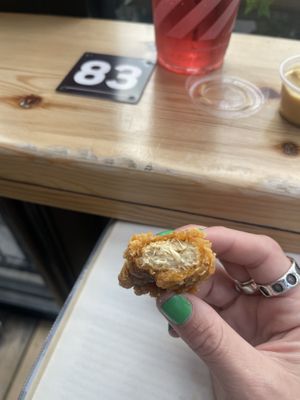   at Mercy Burger in East London