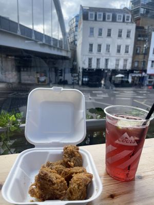   at Mercy Burger in East London