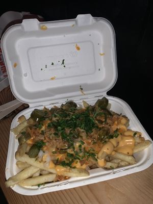   at Mercy Burger in East London