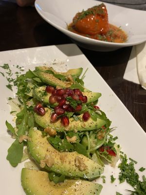 Fresh salad with avocado  at Nazareth in Drachten