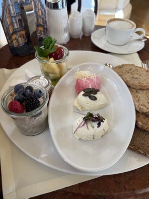 Breakfast platterr  at Café Central in Vienna