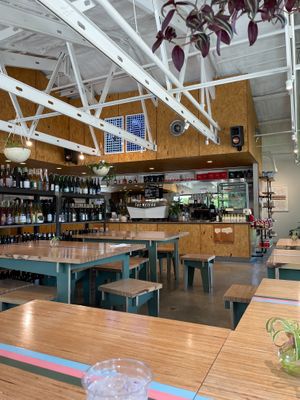 Inside  at The Meteor Cafe in Bentonville