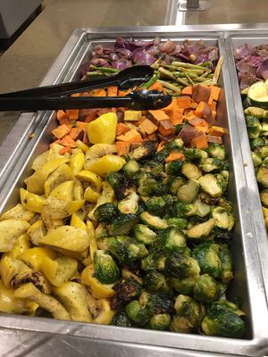 Salad bar at Central Market in Dallas
