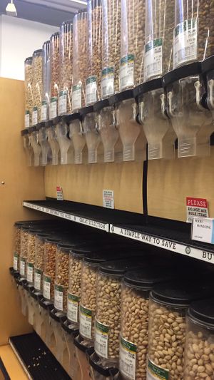 Variety of nuts  at Central Market in Dallas