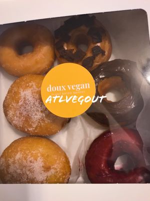 Half-dozen at Doux Vegan Doughnuts in Atlanta