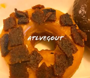 Maple bacon  at Doux Vegan Doughnuts in Atlanta