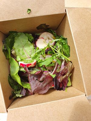 Rainbow salad at Soul & Eden in West London