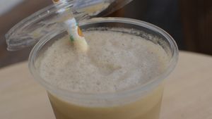sugar free hazelnut milkshake at Samadhi Eis in Berlin